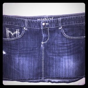 Denim Mini Skirt